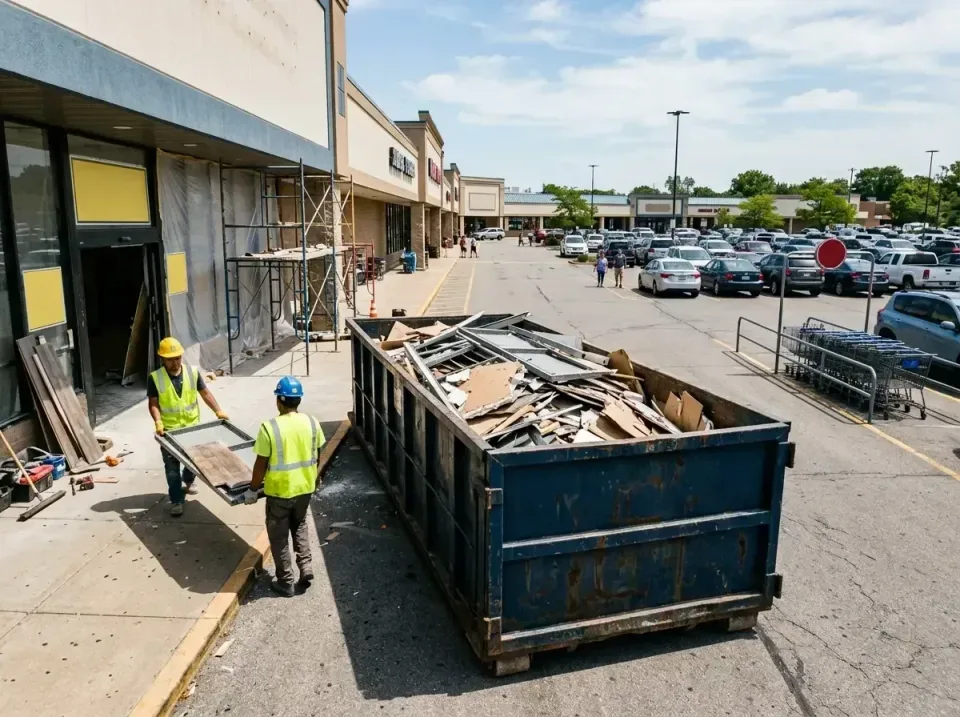 retail-store-renovation-debris-003 — frequently asked questions, Roll-off Dumpster Rentals in Conroe, TX